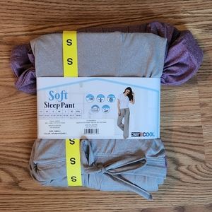 NWT two pack, Grey and purple pants